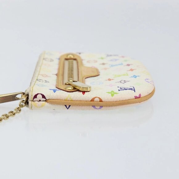 LOUIS VUITTON Monogram Multicolor Pochette MM Pouch White M60028 LV Auth BA7202 - Picture 8 of 16